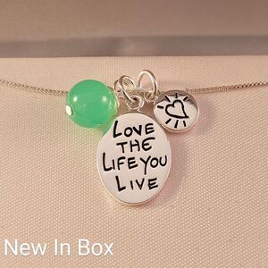 Sterling Openwork Four Leaf Clover God Inspiration Pendant Necklace - Ne…